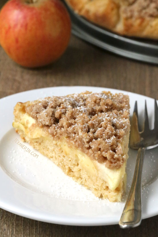 German Apple Cake {100% whole grain and dairy-free}