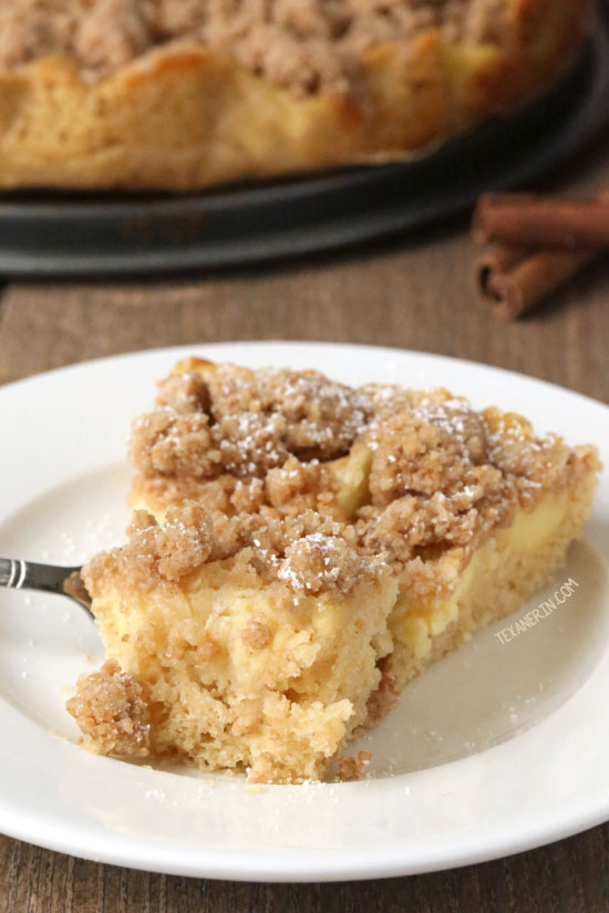 German Apple Cake {100% whole grain and dairy-free}