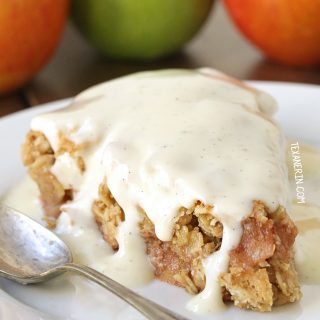 Swedish Apple Pie (gluten-free, vegan, whole grain, dairy-free)