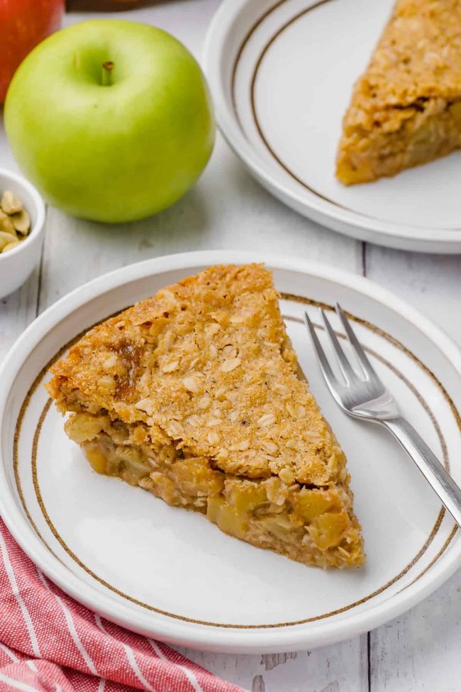 Easy Crustless Apple Pie Recipe (Swedish Apple Pie) - Beyond Kimchee