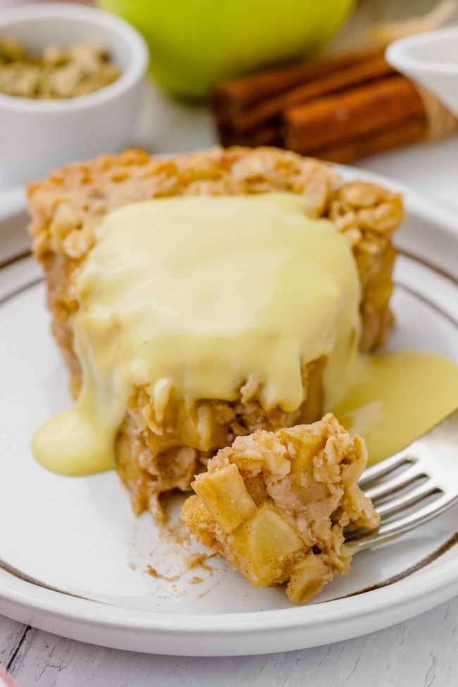 Swedish apple pie