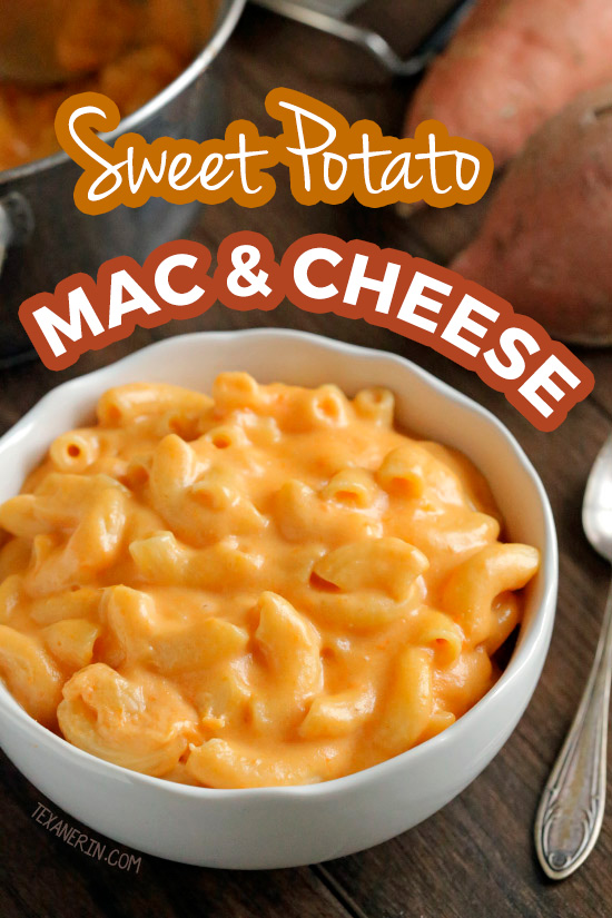 This sweet potato mac and cheese is incredibly creamy and sneaks in a little added nutrition thanks to the sweet potato! With gluten-free and whole grain options.