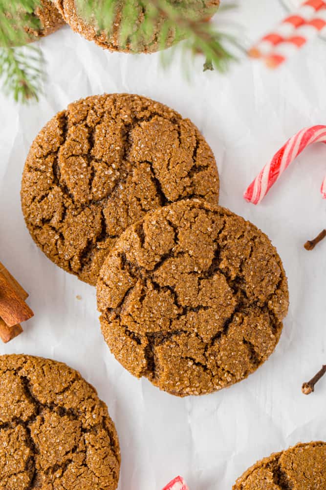 Vegan Molasses Cookies