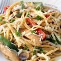 Healthier Cajun Chicken Pasta (gluten-free, whole grain options)