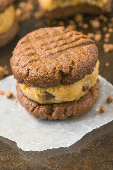 Cookie Dough Sandwich Cookies