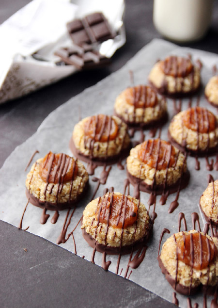 No-bake Samoa Cookies