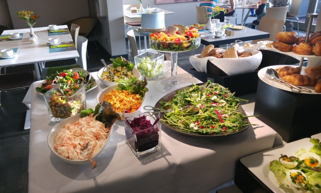 Hotel OTTO Breakfast Buffet – the salads
