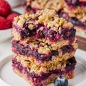 Berry Bars (easy recipe with GF and vegan options)