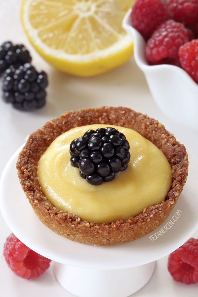 Paleo Mini Lemon Tarts (grain-free, gluten-free, dairy ...