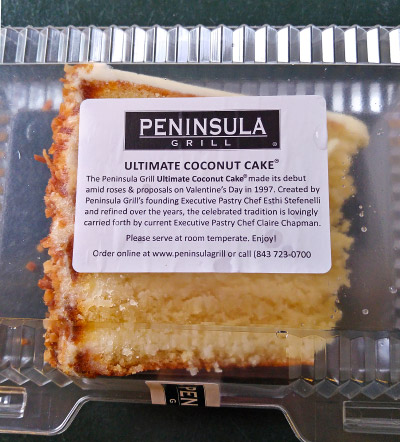 Peninsula Grill Coconut Cake