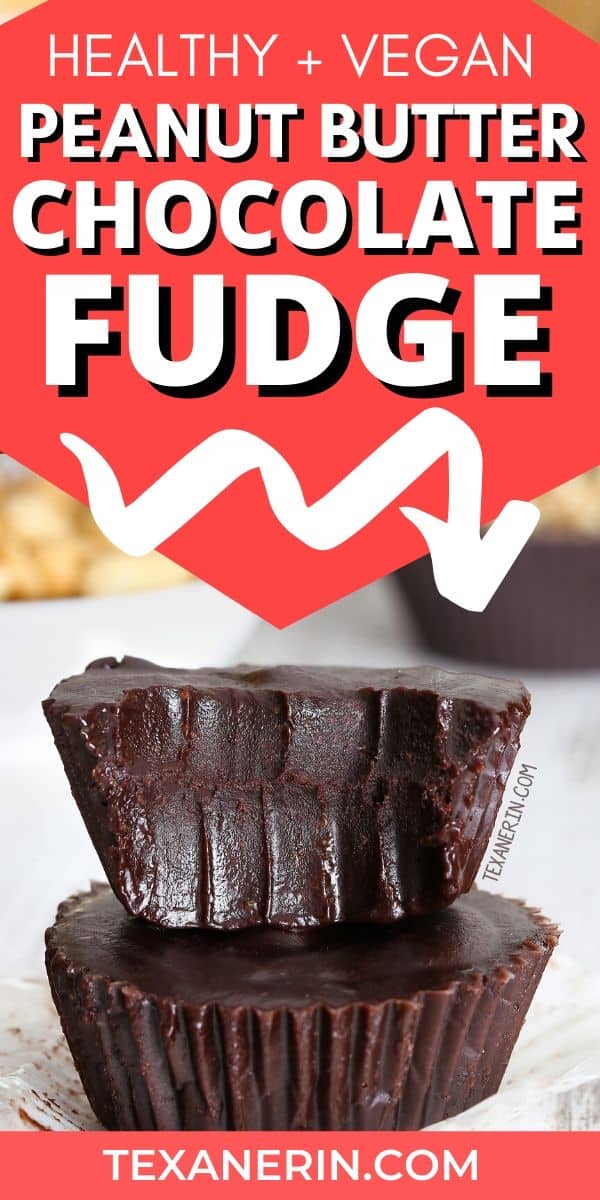 This healthy chocolate peanut butter fudge couldn't be any easier! You just melt everything together. Naturally vegan with a paleo and nut-free option.