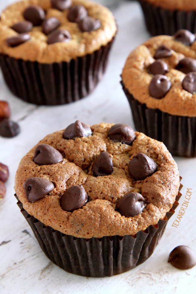 Paleo Hazelnut Muffins with a great texture (gluten-free, grain-free, dairy-free)