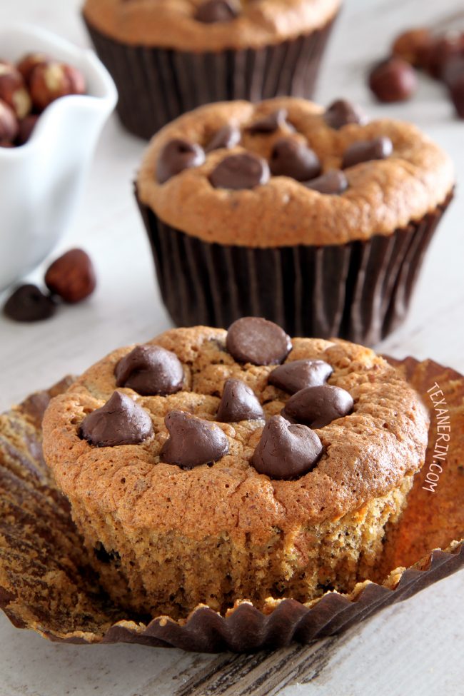 Paleo Hazelnut Muffins with a great texture (grain-free, gluten-free, dairy-free)