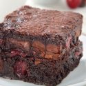 Cherry Brownies (gluten-free option)