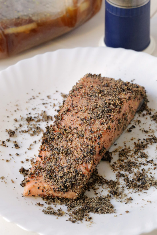 Cracked Pepper Salmon