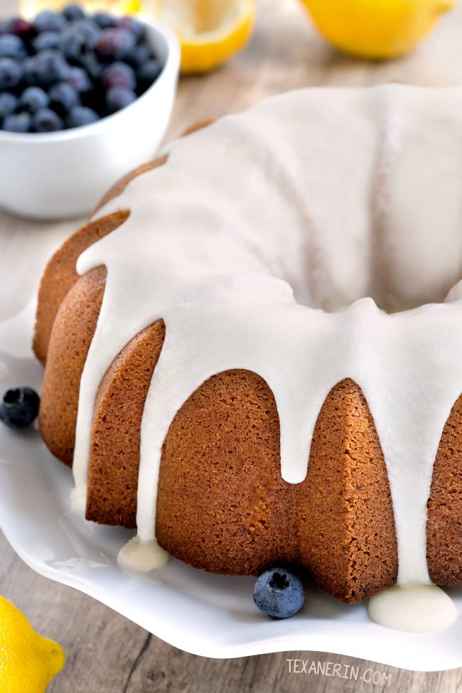 Lemon Pound Cake (all-purpose and gluten-free options)