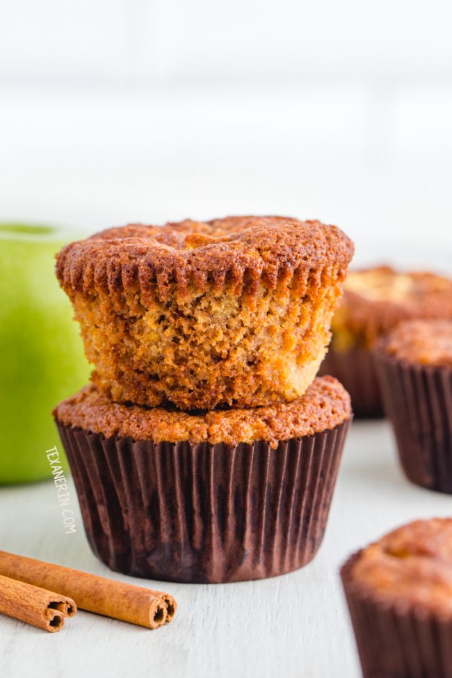 Paleo Apple Muffins – maple sweetened, fuss-free and super moist.