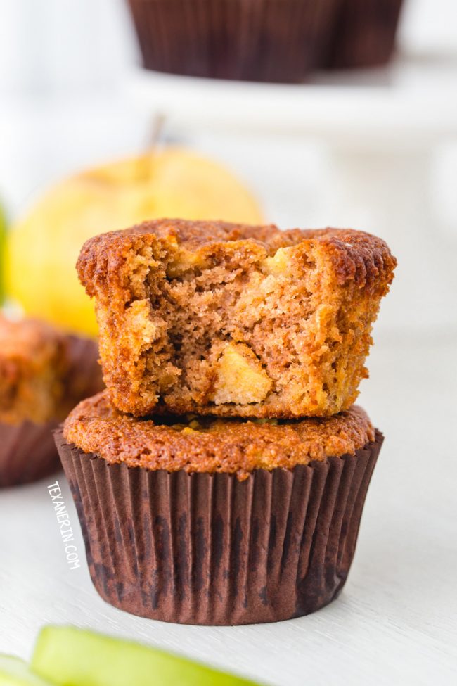 Paleo Apple Muffins – fuss-free, super moist and maple sweetened.