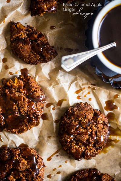 Caramel Apple Ginger Snaps