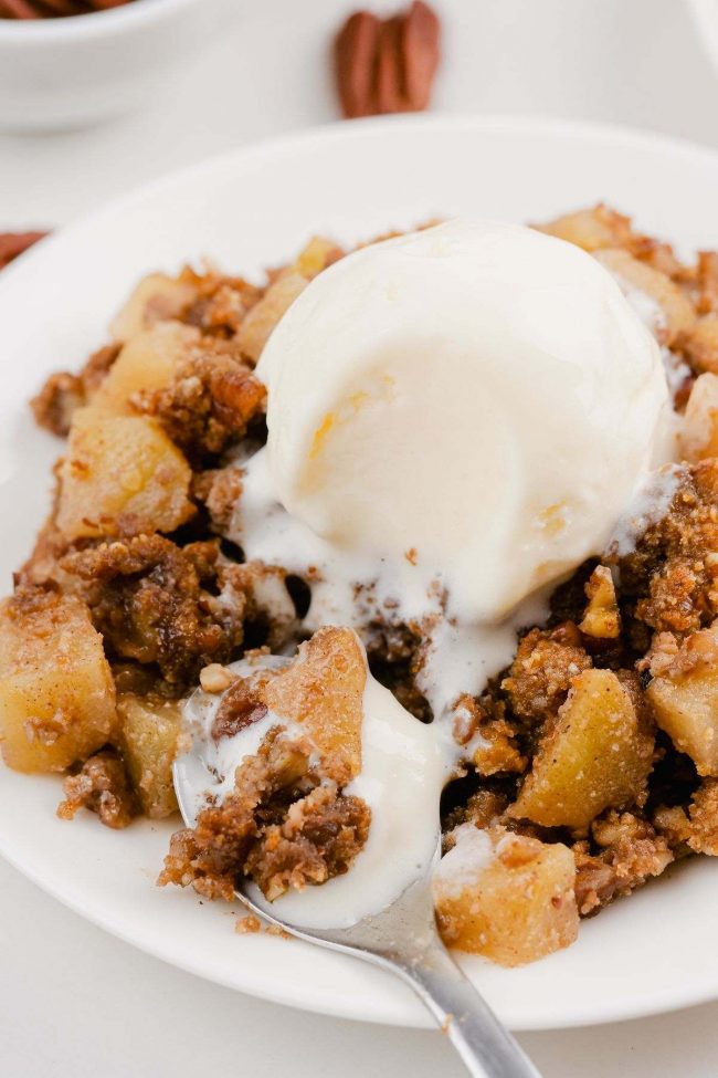 Maple-Sweetened Healthy Apple Crisp - Healthy Seasonal Recipes