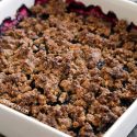 Paleo Blueberry Crisp (vegan, gluten-free, dairy-free)