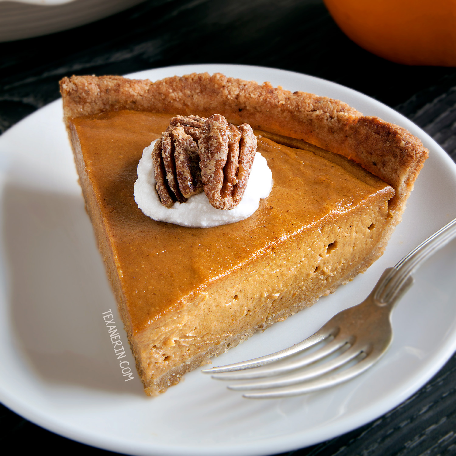 Vegan Pumpkin Pie (paleo, grain-free, gluten-free, dairy ...