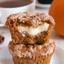 Pumpkin Cream Cheese Muffins (gluten-free, whole grain, all-purpose options)