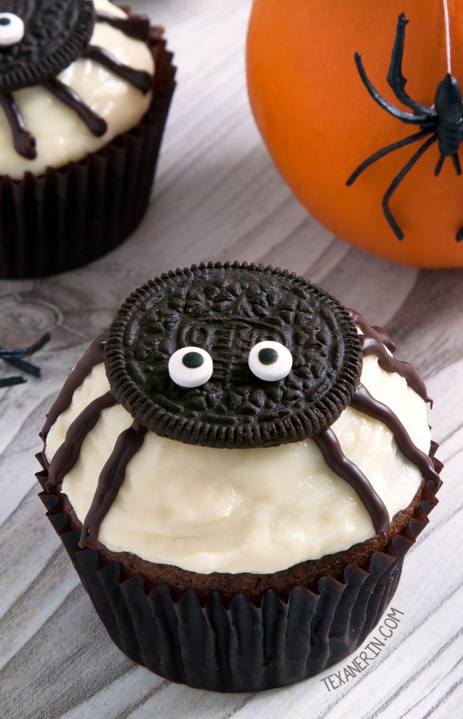 Spider Cupcakes for Halloween