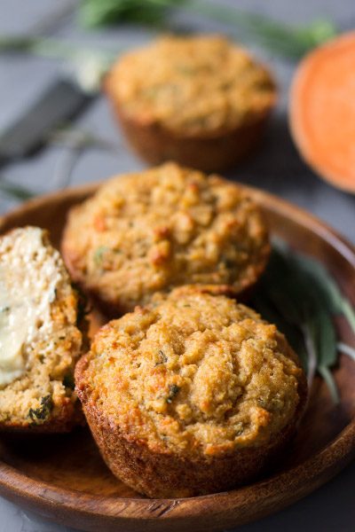 Sweet Potato Savory Muffins from Paleo Running Momma