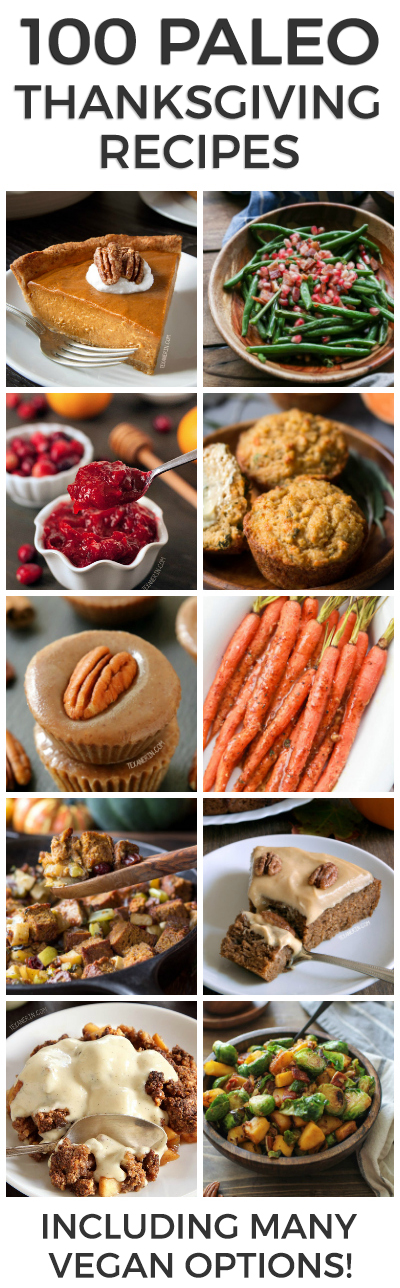 100 Paleo Thanksgiving Recipes that Your Family Will Love