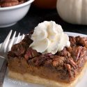 Pumpkin Pecan Pie Bars (gluten-free, whole grain, all-purpose flour options)