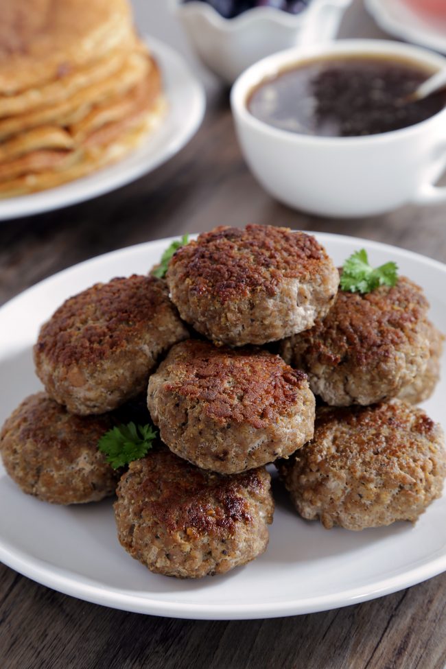 Homemade Paleo Breakfast Sausages (Whole30, GAPS-friendly, and egg-free)