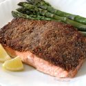 Pecan-crusted Salmon (Whole30, paleo, keto)