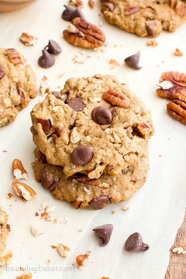 Maple pecan chocolate chip cookies