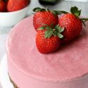 Paleo Strawberry Cheesecake (vegan, raw)