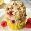 Raspberry Muffins (gluten-free, vegan, whole wheat, all-purpose flour options)