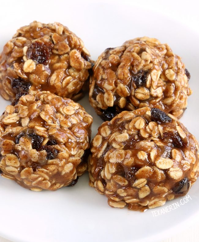 No-bake Oatmeal Cookies (vegan, gluten-free, dairy-free, whole grain