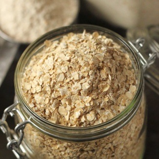 Oats in a glass