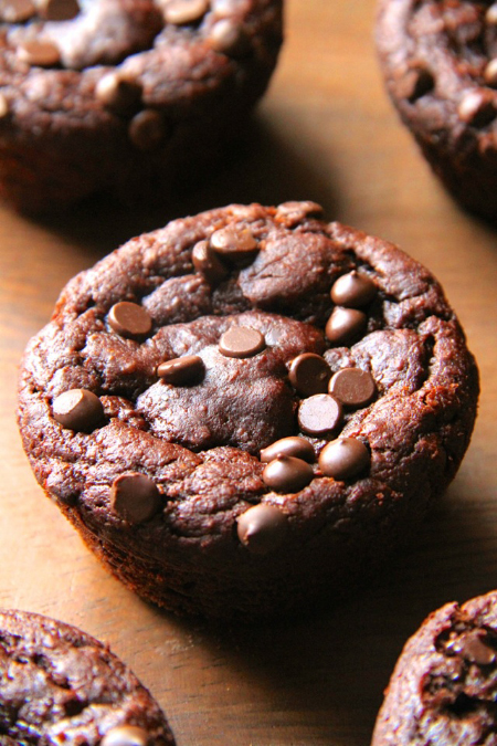 Flourless Chocolate Muffins