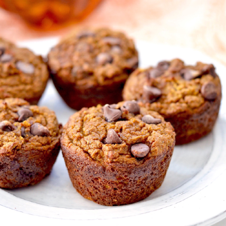 Paleo Pumpkin Zucchini Muffins