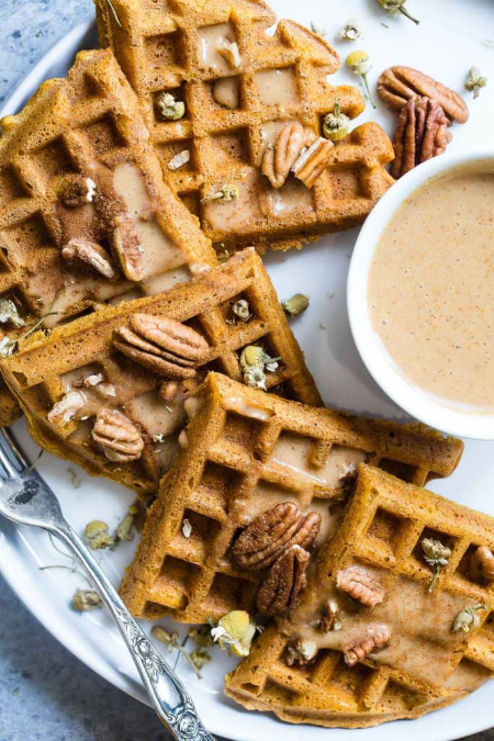 Paleo Pumpkin Waffles