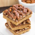 Pecan Pie Bars (gluten-free, whole wheat, all-purpose flour options)