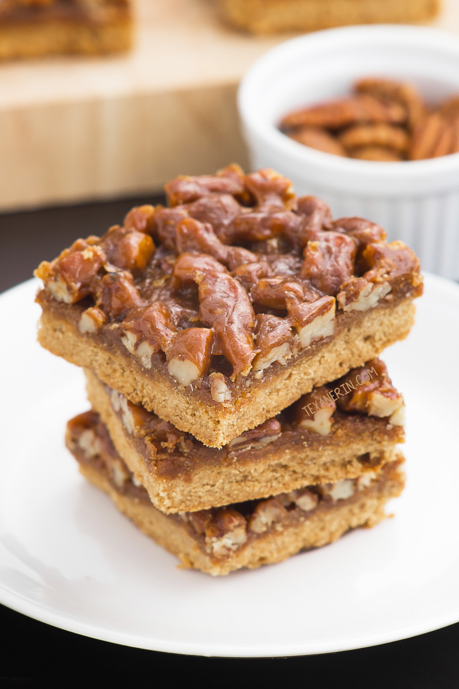 Pecan Pie Bars Gluten Free Whole Wheat All Purpose