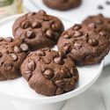 Chocolate Coconut Flour Cookies (paleo, vegan, keto options)