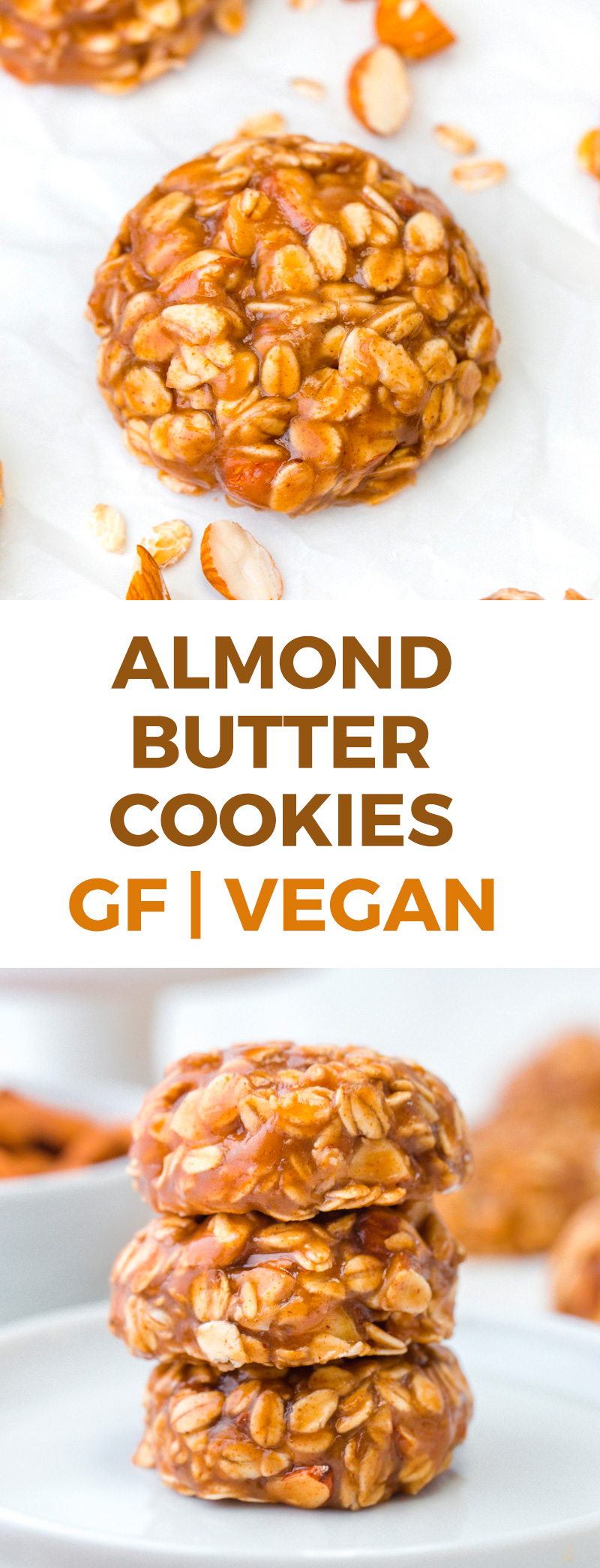 Nobake Almond Butter Cookies (vegan, glutenfree, whole grain, dairyfree) Texanerin Baking