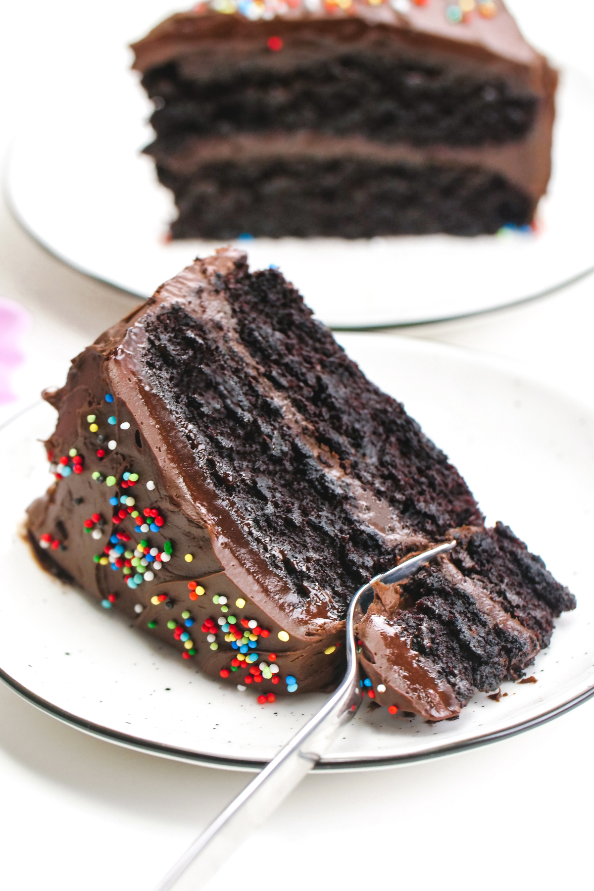 Dairy-Free Chocolate Cake With Chocolate Frosting