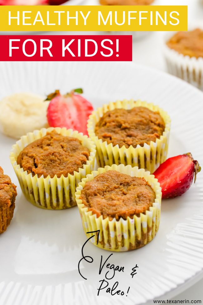 Healthy Muffins For Kids paleo Vegan Gluten free Texanerin Baking