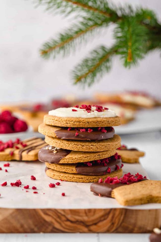 These cassava flour cookies are fantastic sugar cookies that can be rolled out into shapes. These cookies are also AIP, vegan and paleo-friendly