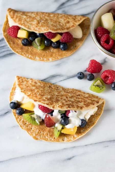 Easy Recipes for Kids to Make – fruit tacos