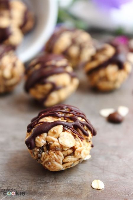 Easy Recipes for Kids to Make - salted caramel chia oat balls